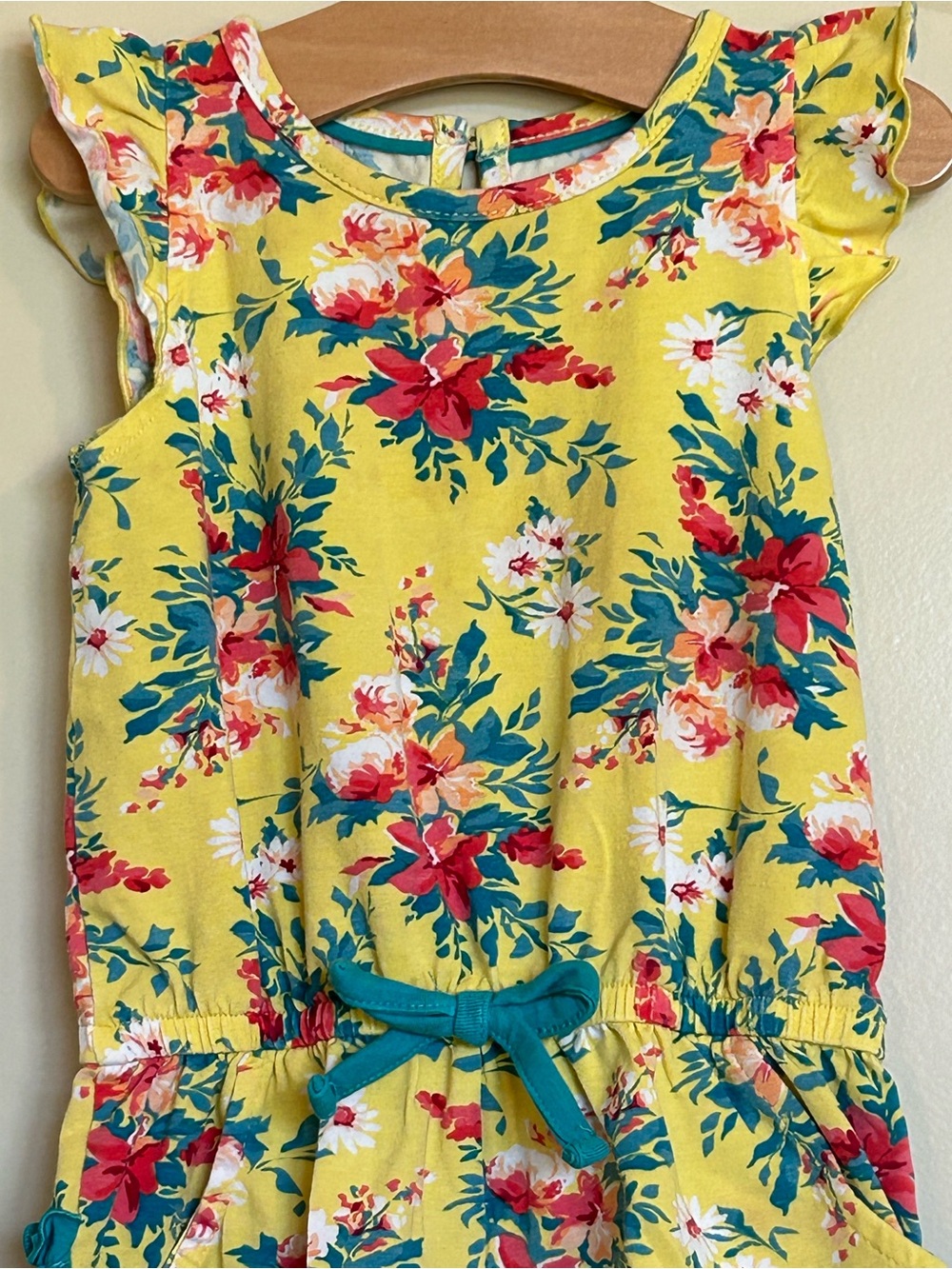 18-24M Ruffle Butts Floral Romper - Picture 2 of 7